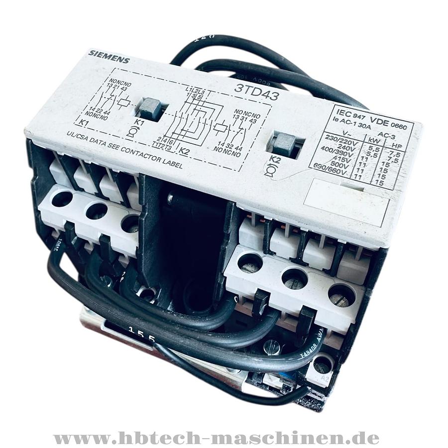 SIEMENS 3TD43 02-2AP0 (3TD4302-2AP0) (230V 50Hz/277V 60Hz) WENDESTARTER