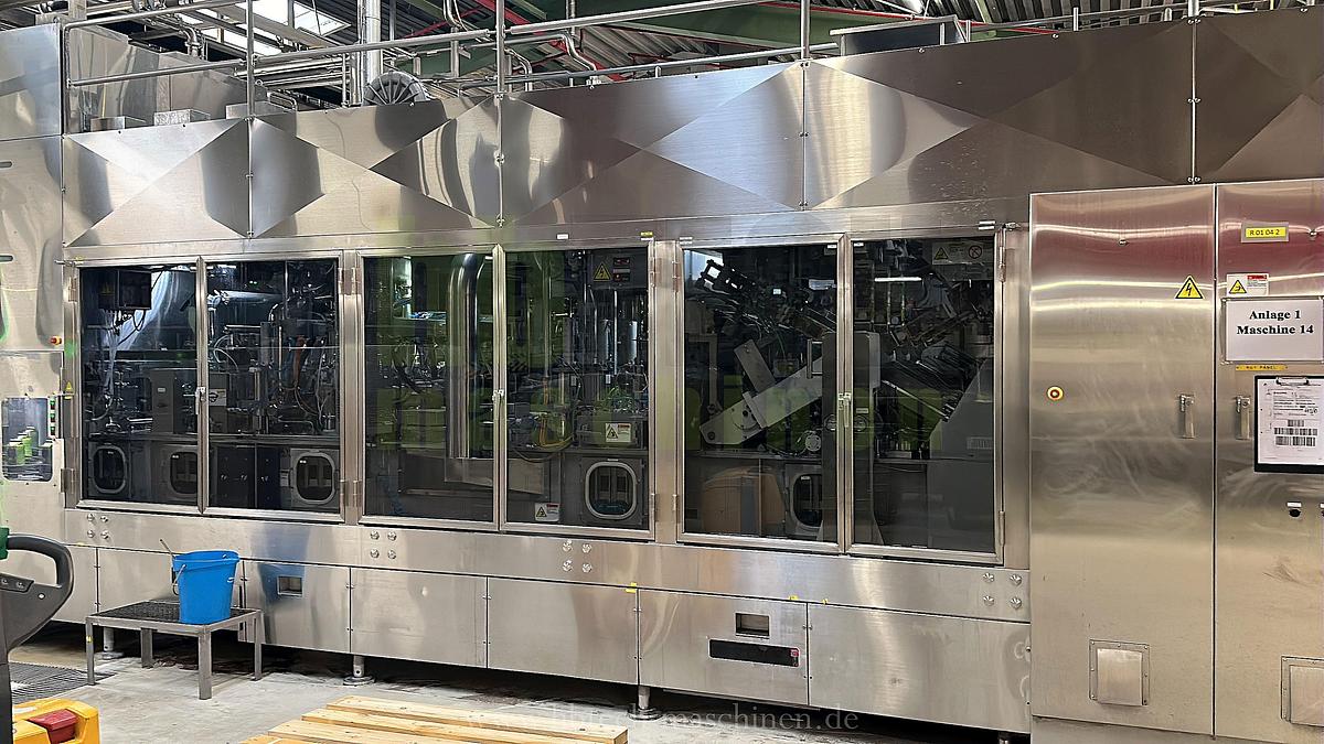 Used Elopak Trocken-Aseptik-Abfüllanlage für Giebelverpackungen mit einem Volumen von 1.000 ml/750ml/500ml