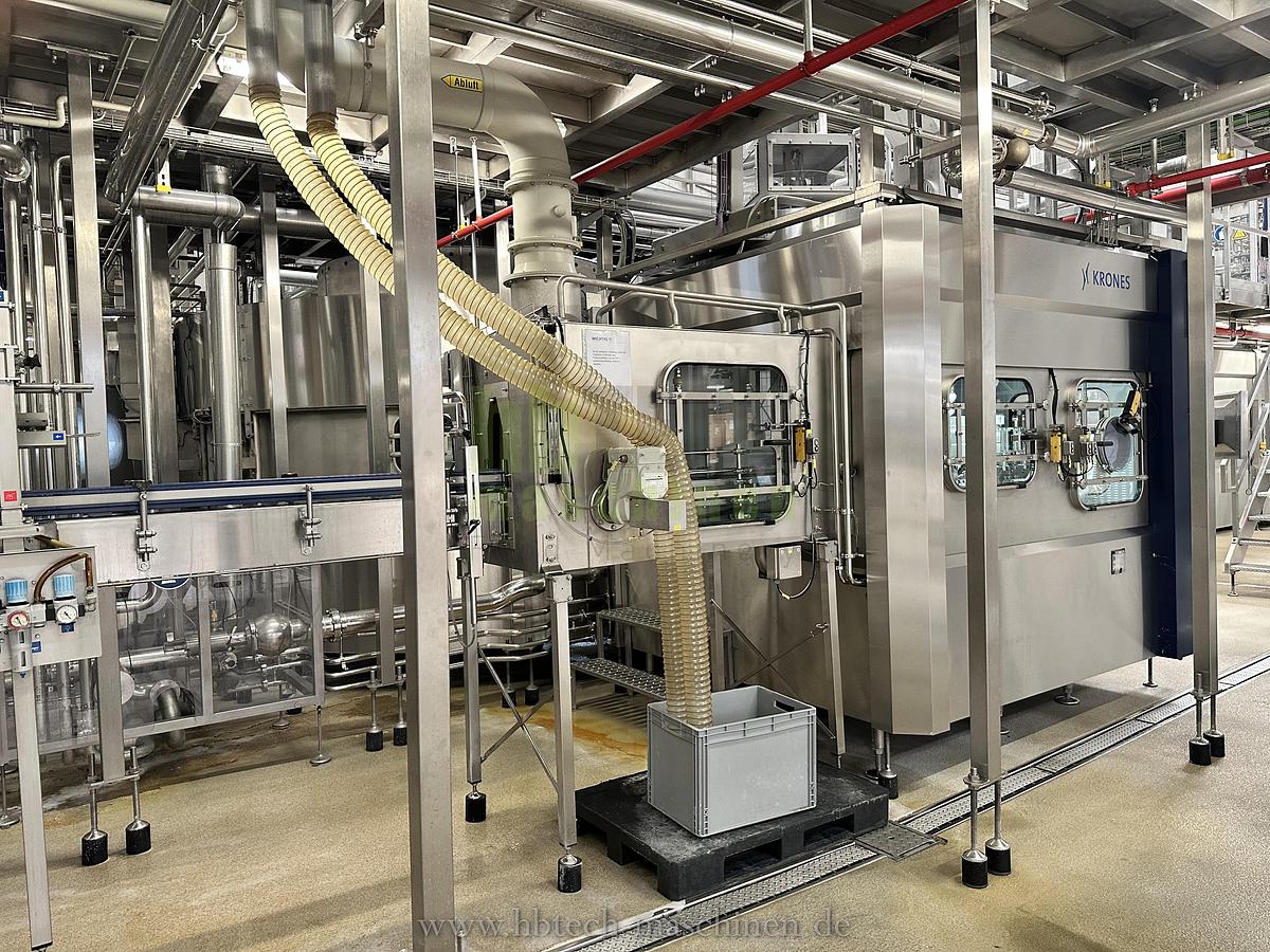 Used Komplette Krones Aseptische PET-Abfüllanlage für stille und kohlensäurehaltige Produkte / 25.000l/h
