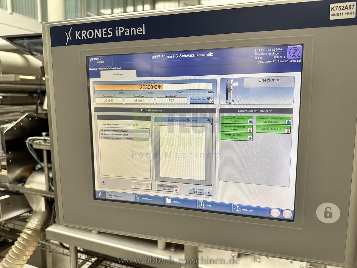 Used Komplette Krones Aseptische PET-Abfüllanlage für stille und kohlensäurehaltige Produkte / 25.000l/h