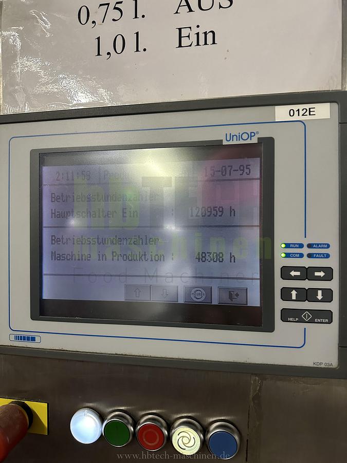 Used Elopak Trocken-Aseptik-Abfüllanlage für Giebelverpackungen mit einem Volumen von 1.000 ml/750ml/500ml