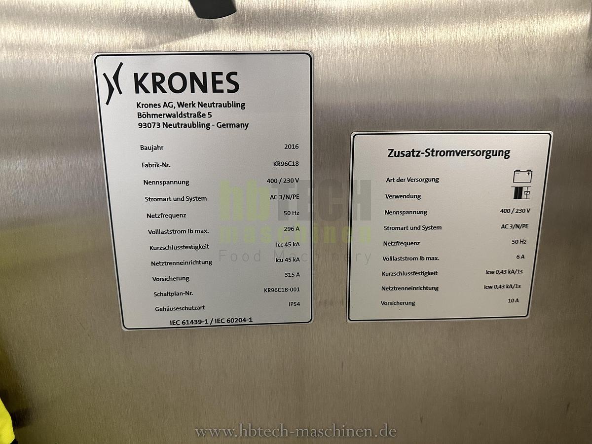 Used Komplette Krones Aseptische PET-Abfüllanlage für stille und kohlensäurehaltige Produkte / 25.000l/h