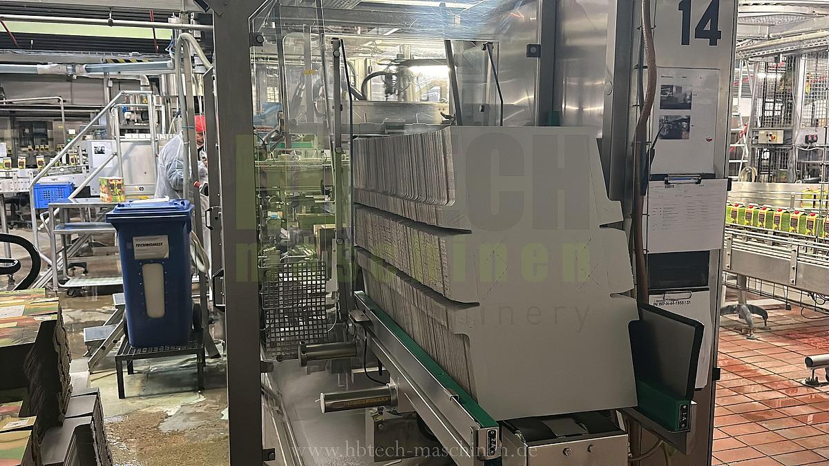 Used Elopak Trocken-Aseptik-Abfüllanlage für Giebelverpackungen mit einem Volumen von 1.000 ml/750ml/500ml