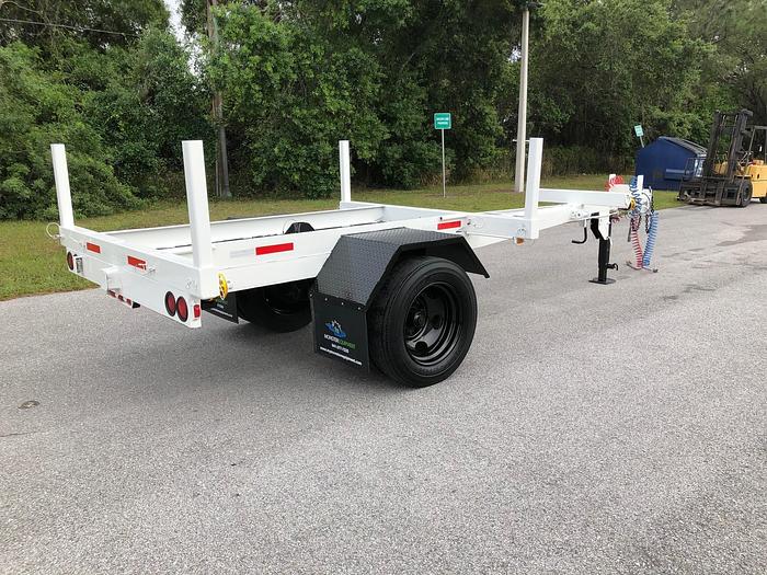 Used 2003 Reid's PT15 SA Extendable Pole Trailer AB - H14356