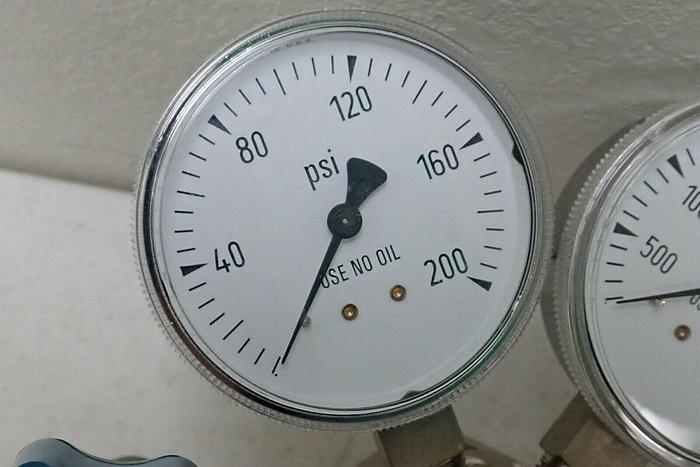 Used Airgas Y12-SR145D Gas Regulator with Smart Indicating Regulator SIR Cartridge