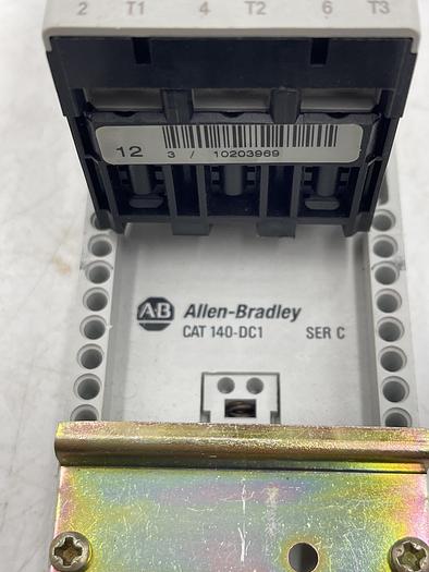 Used Allen-Bradley 140M-C2E-B16 Ser A 140-DC1 Ser C 