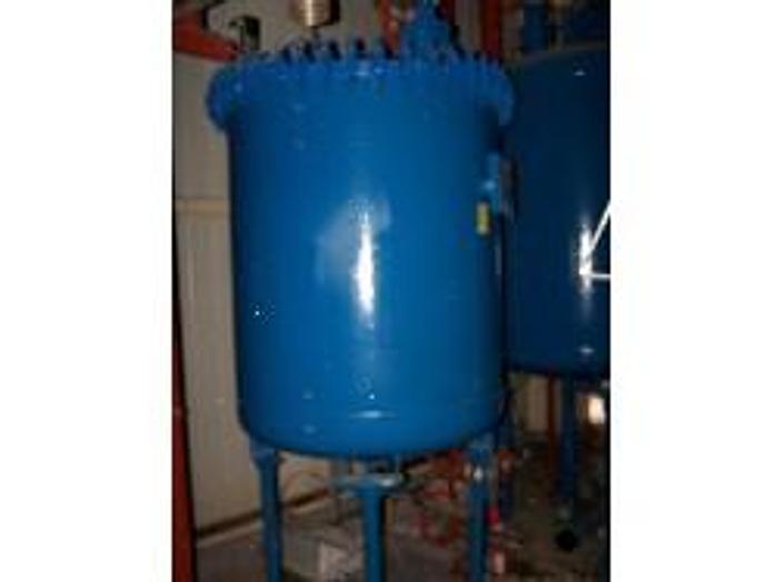 Used Pfaudler 300 gallon #5015 glass lined vacuum receiver