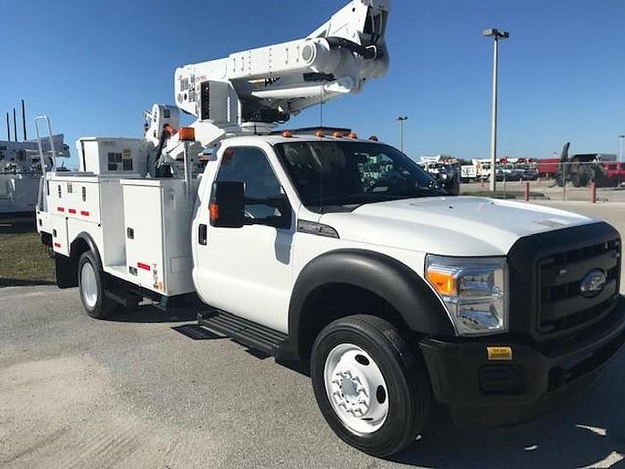 Used 2014 Ford F550 Altec AT40-M 45ft Material Handler Bucket Truck - C86738