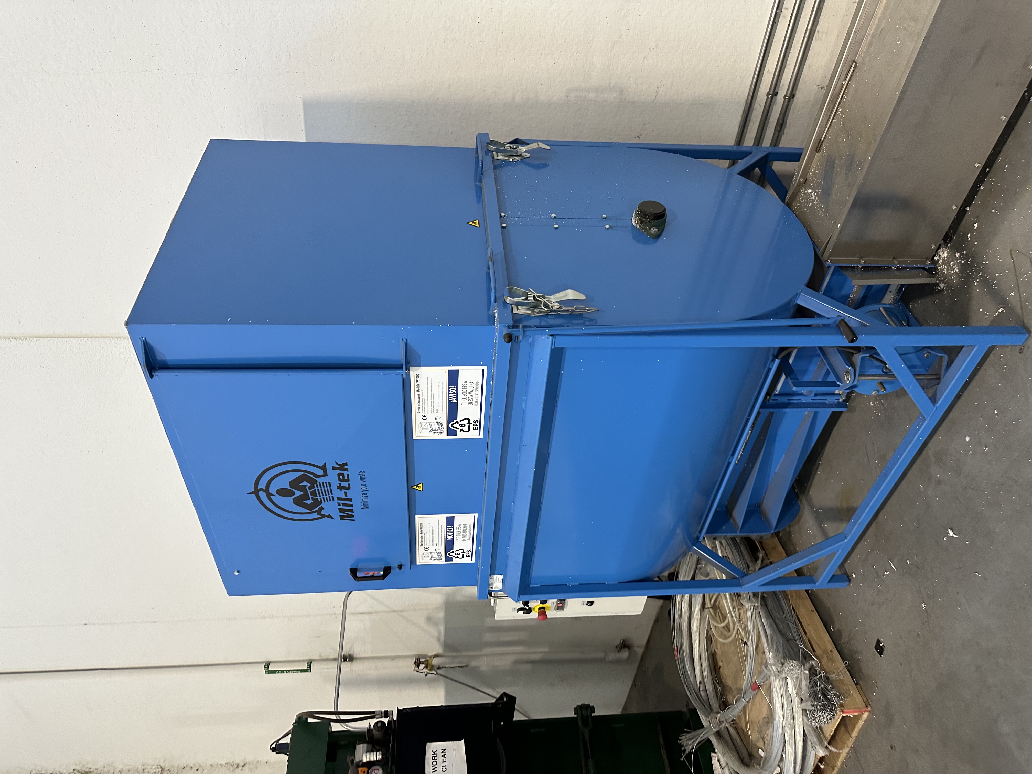 Used MIL-TEK EPS 2000 Styrofoam Compactor