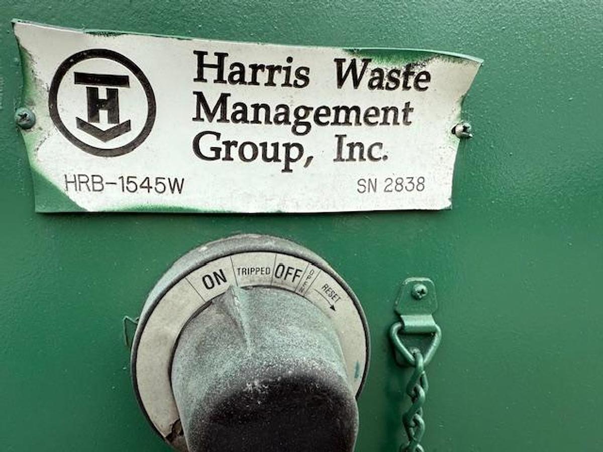 Used HARRIS SOLID WASTE BALER