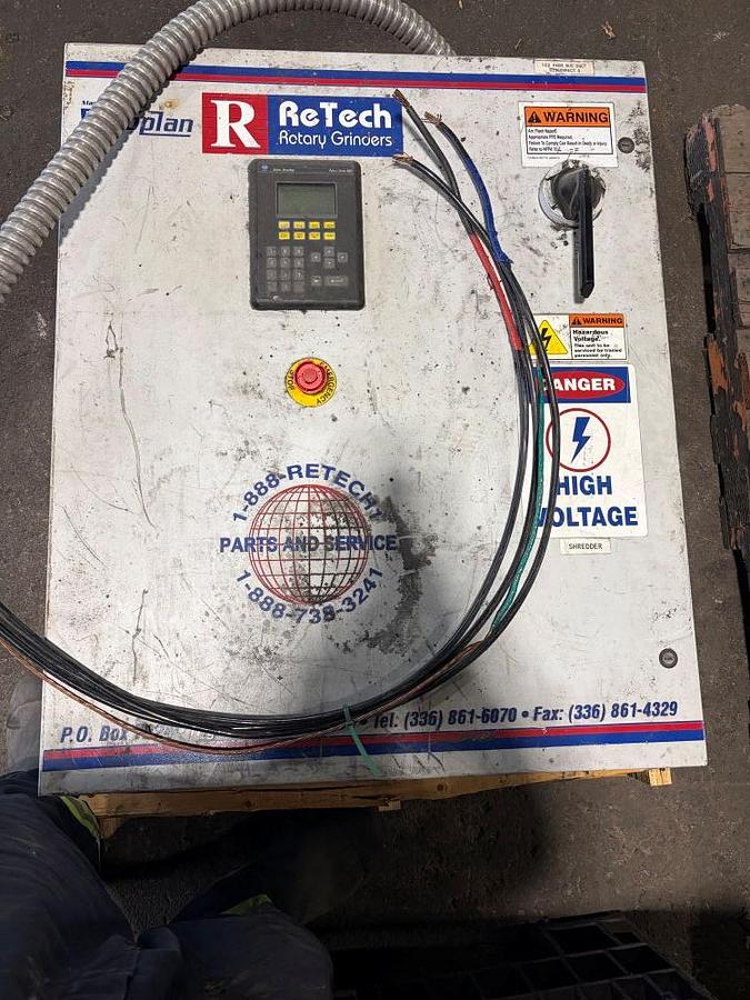 Used Vecoplan Single Rotor Shredder