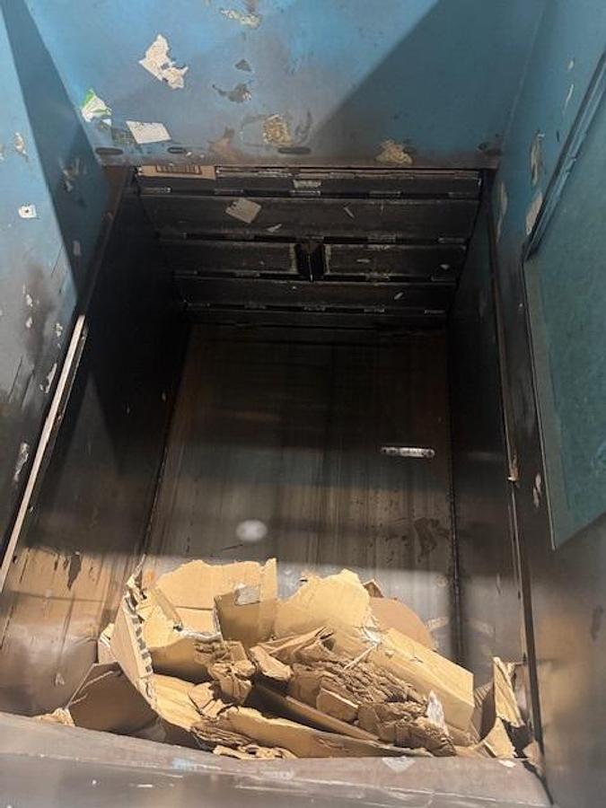 Used International Wide Mouth Closed Door Baler