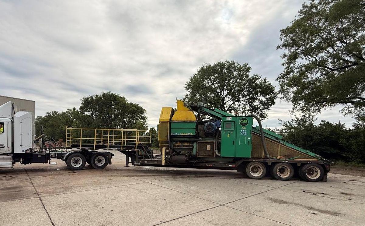 Used (2) CM Chip Shredders for Tires