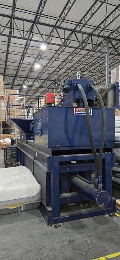 Used Max Pak Horizontal Foam Baler 