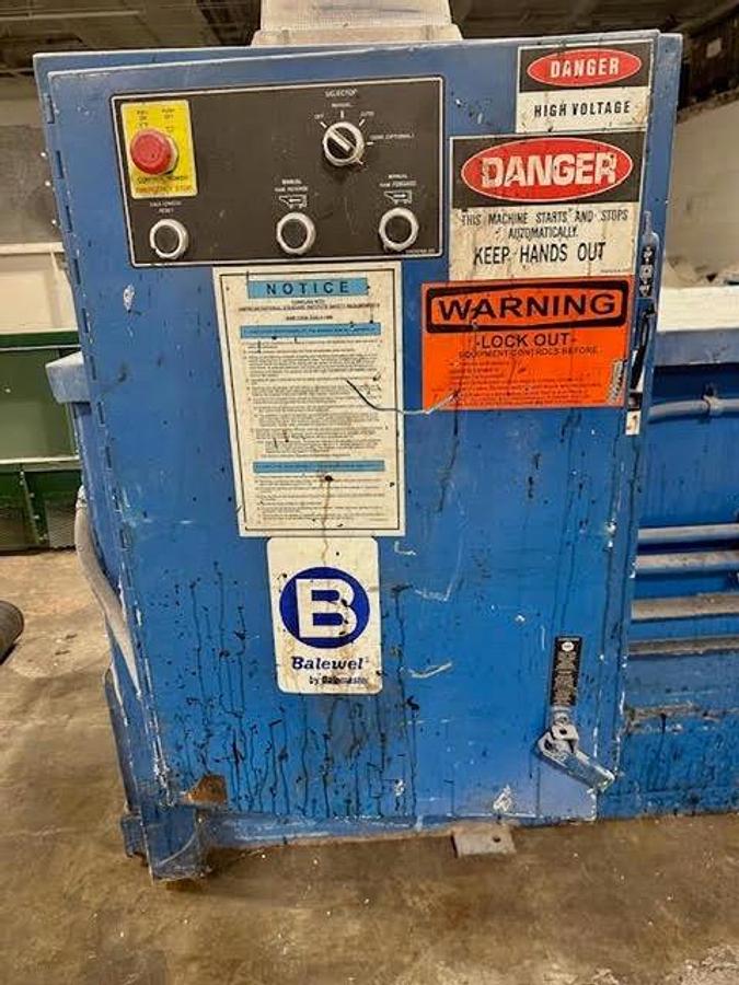 Used Balemaster Closed Door Paper Baler