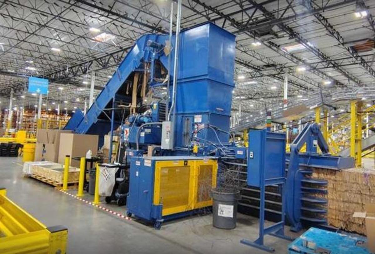 Used American Horizontal Auto-Tie Baler 