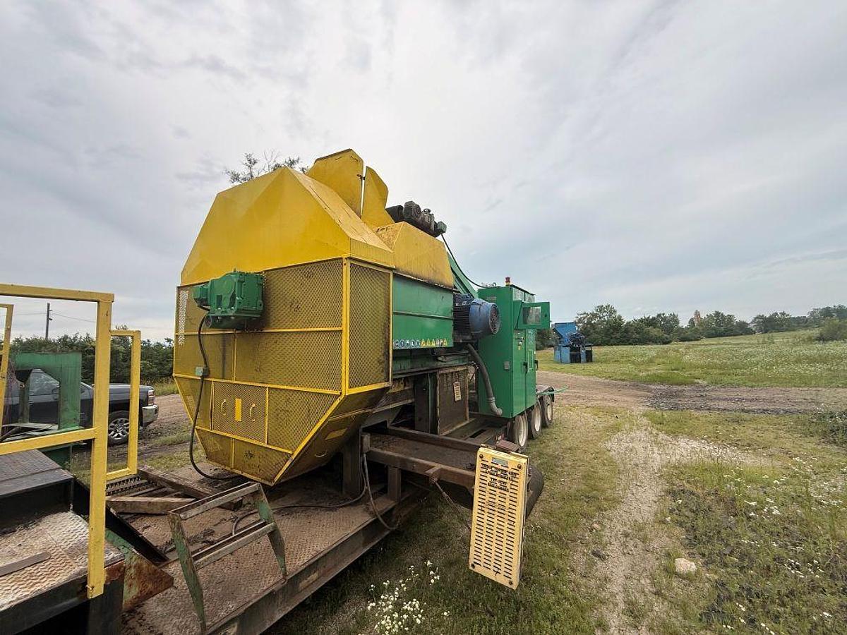 Used (2) CM Chip Shredders for Tires