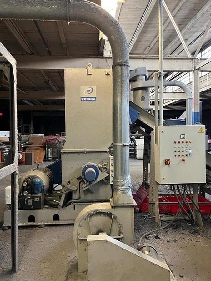 Used Zerma Complete Plastics Recycling System 