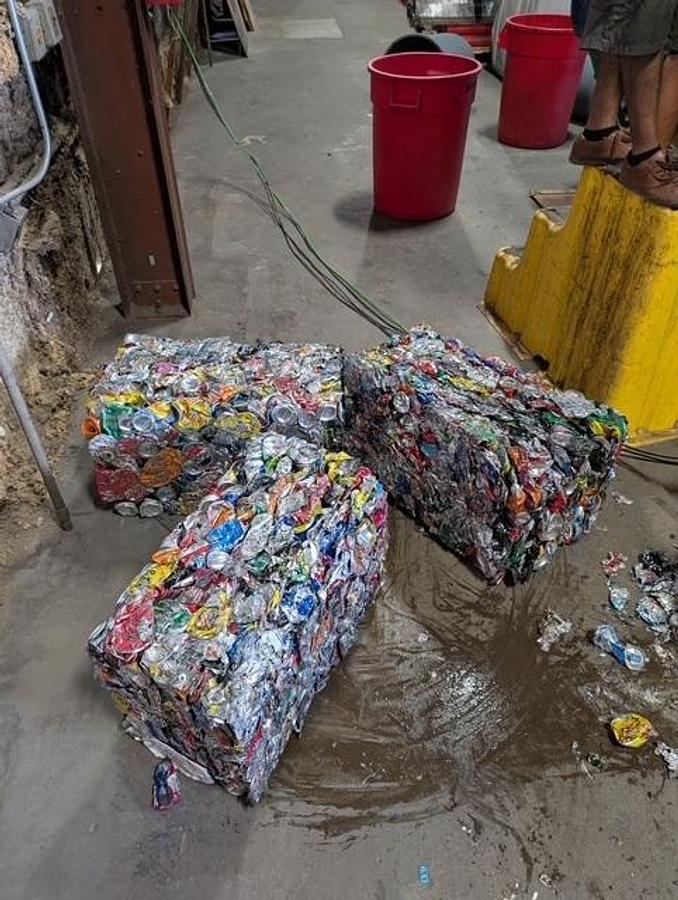 Used Can Briquetting Baler