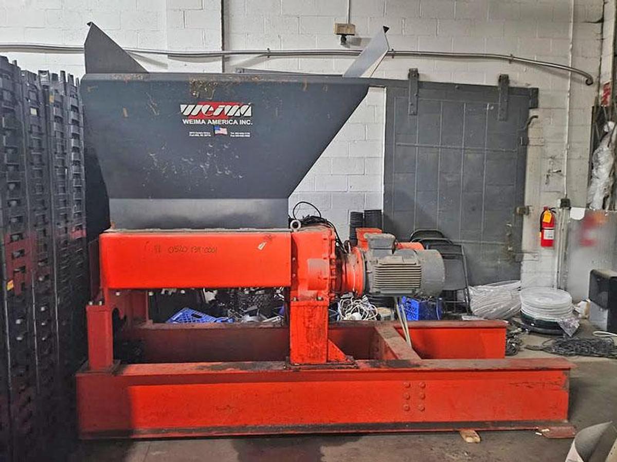 Used Weima 4 Shaft Shredder
