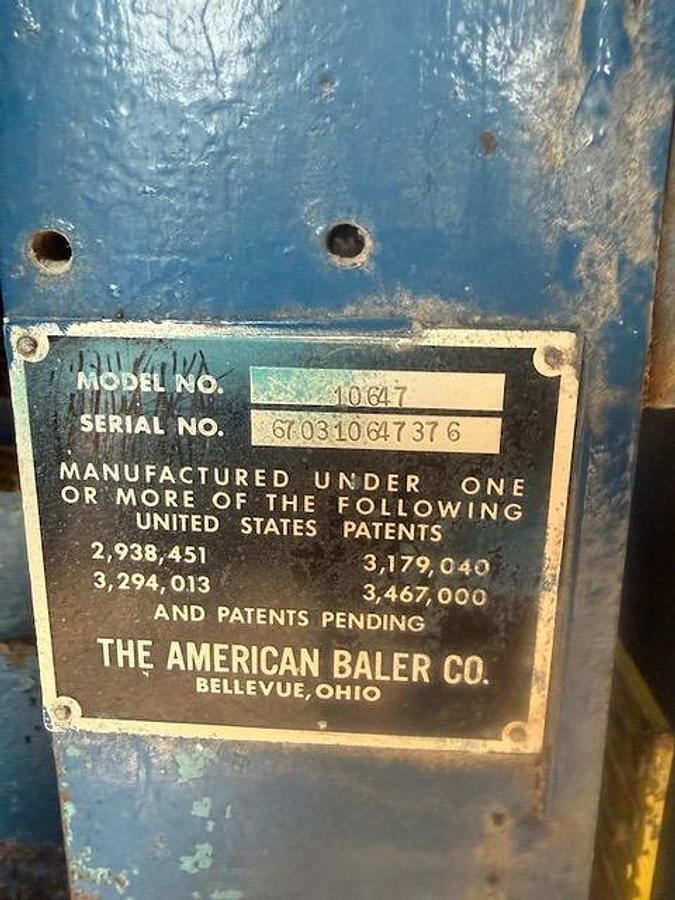 Used American Auto Tie Baler