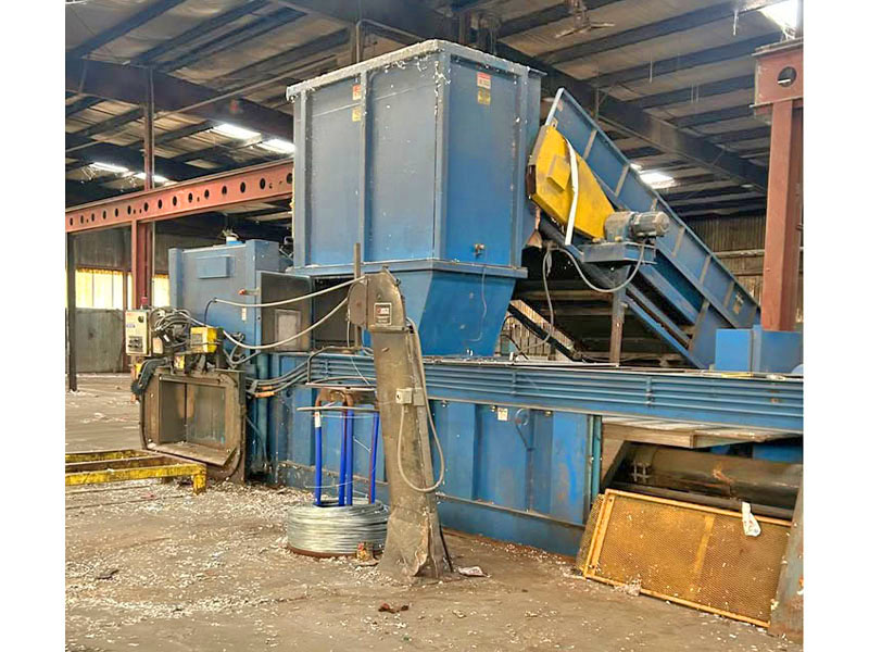 Used Marathon  2-Ram Baler w/ Conveyor and Scale