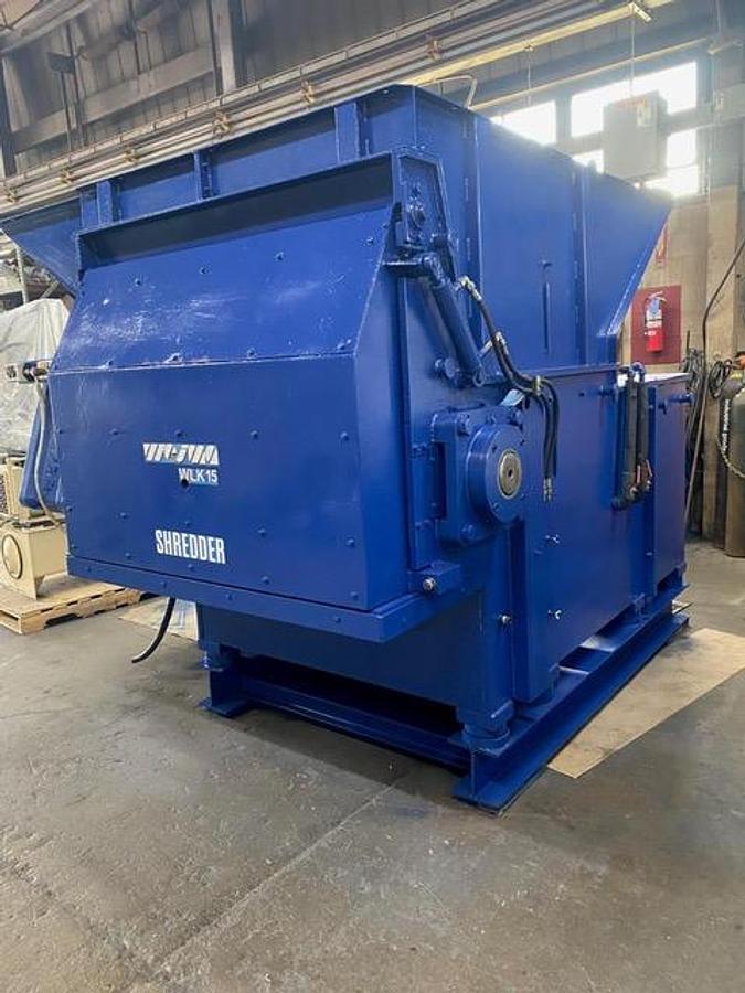 Used Weima Film & Fiber Single Shaft Shredder