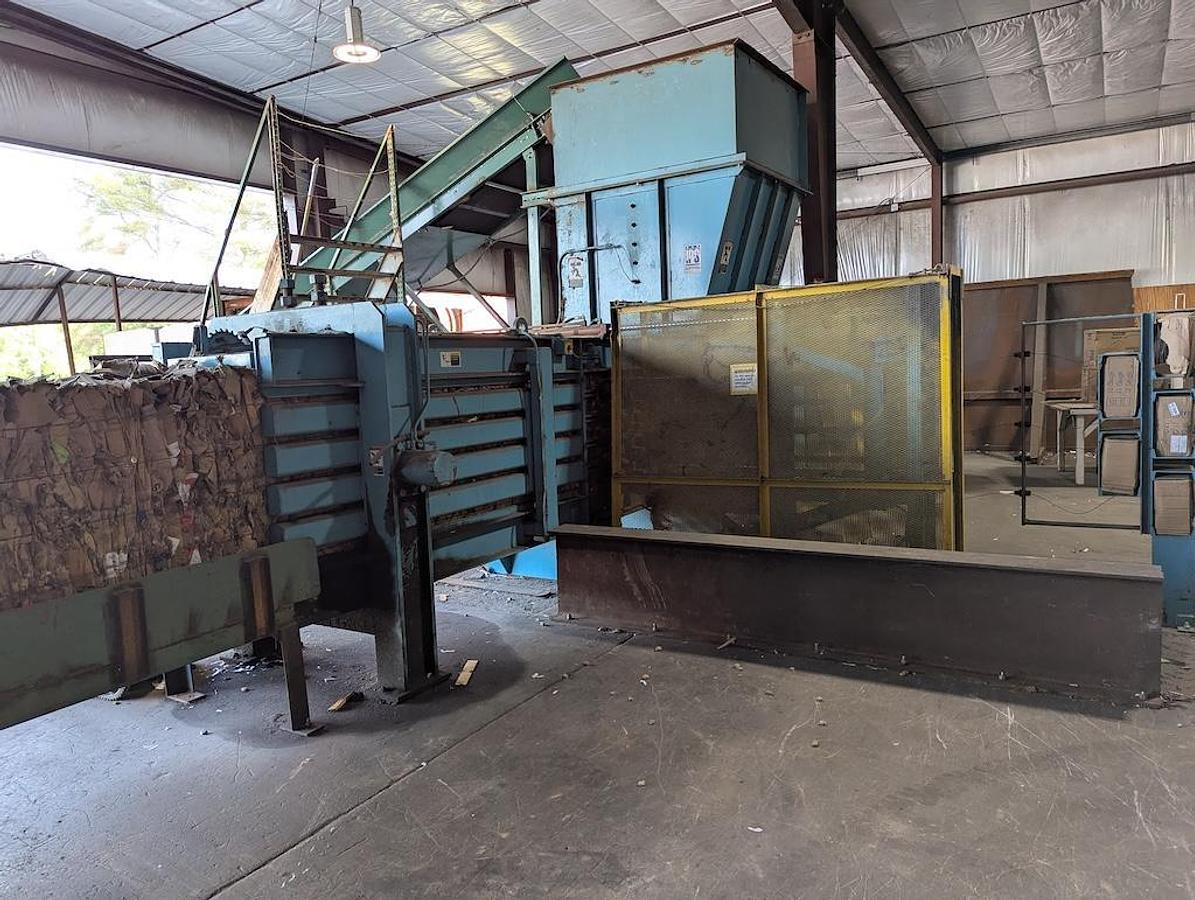 Used IPS AT Baler / Infeed Conveyor