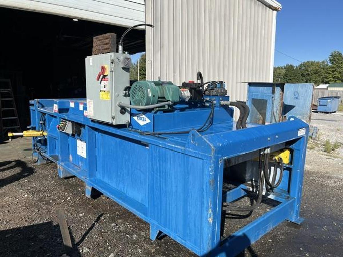 Used Excel Closed Door Horizontal Baler