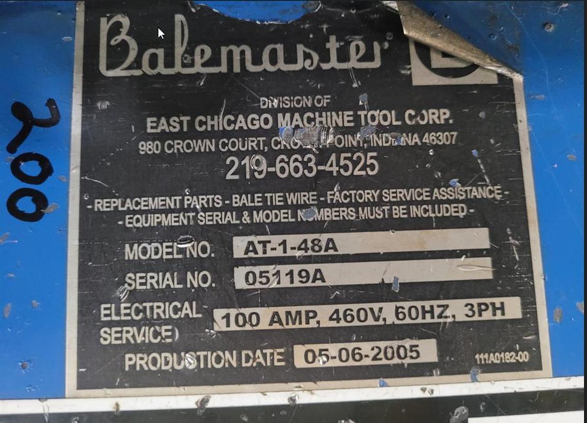 Used (2) Balemaster AT Baler