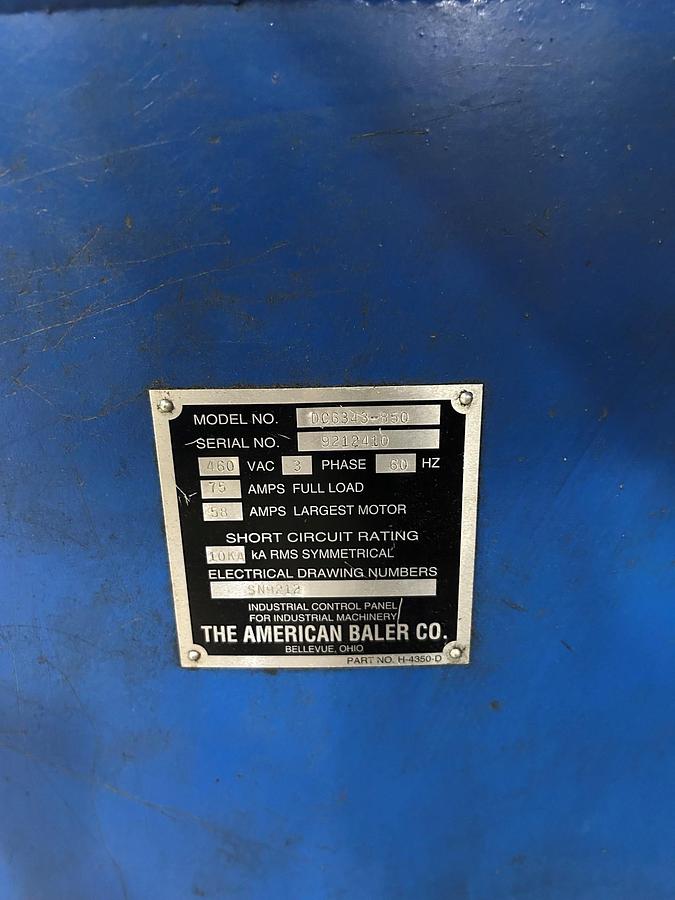 Used American AT Baler