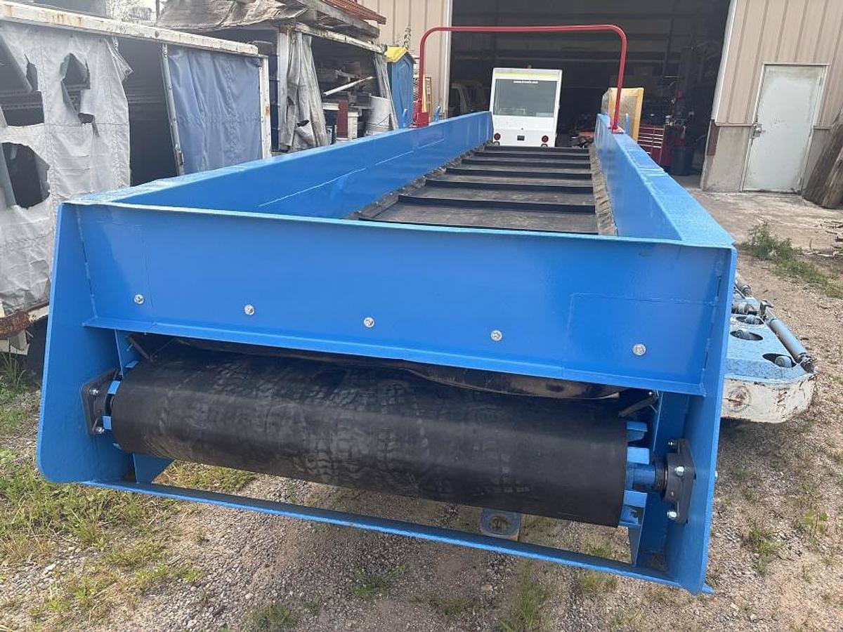 Used Excel EX-63 Closed Door Baler with Factory Conveyor