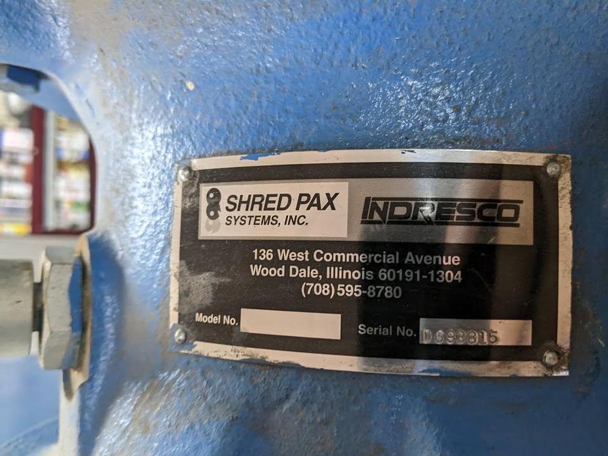 Used Shred-Pax Tech Dual Shaft Shredder