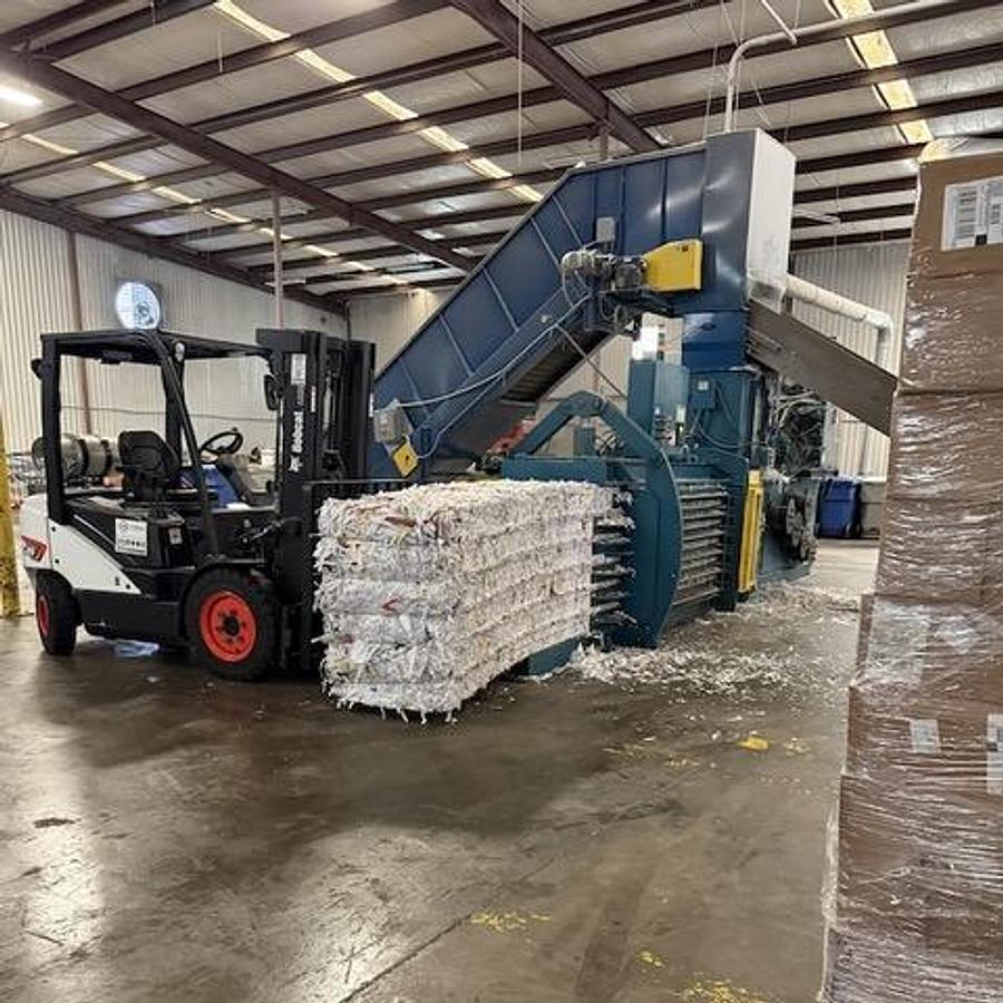 Used American Auto Tie Baler 