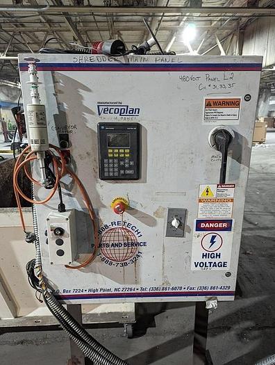 Used VECOPLAN RG-32 SINGLE SHAFT SHREDDER