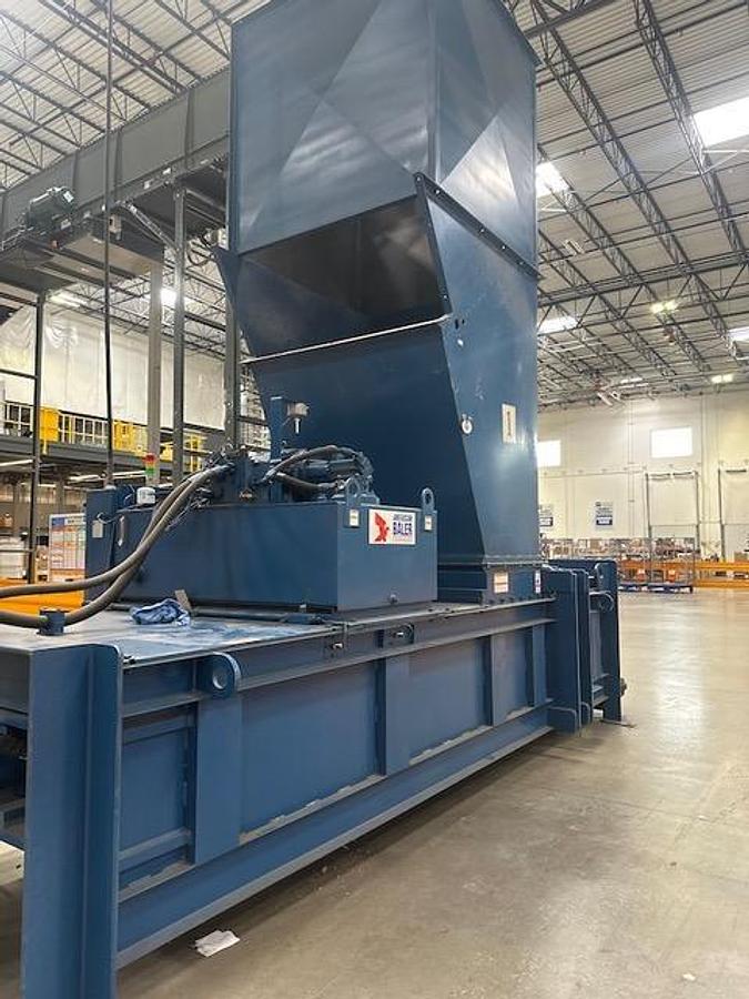 Used American Closed Door Full Eject Baler