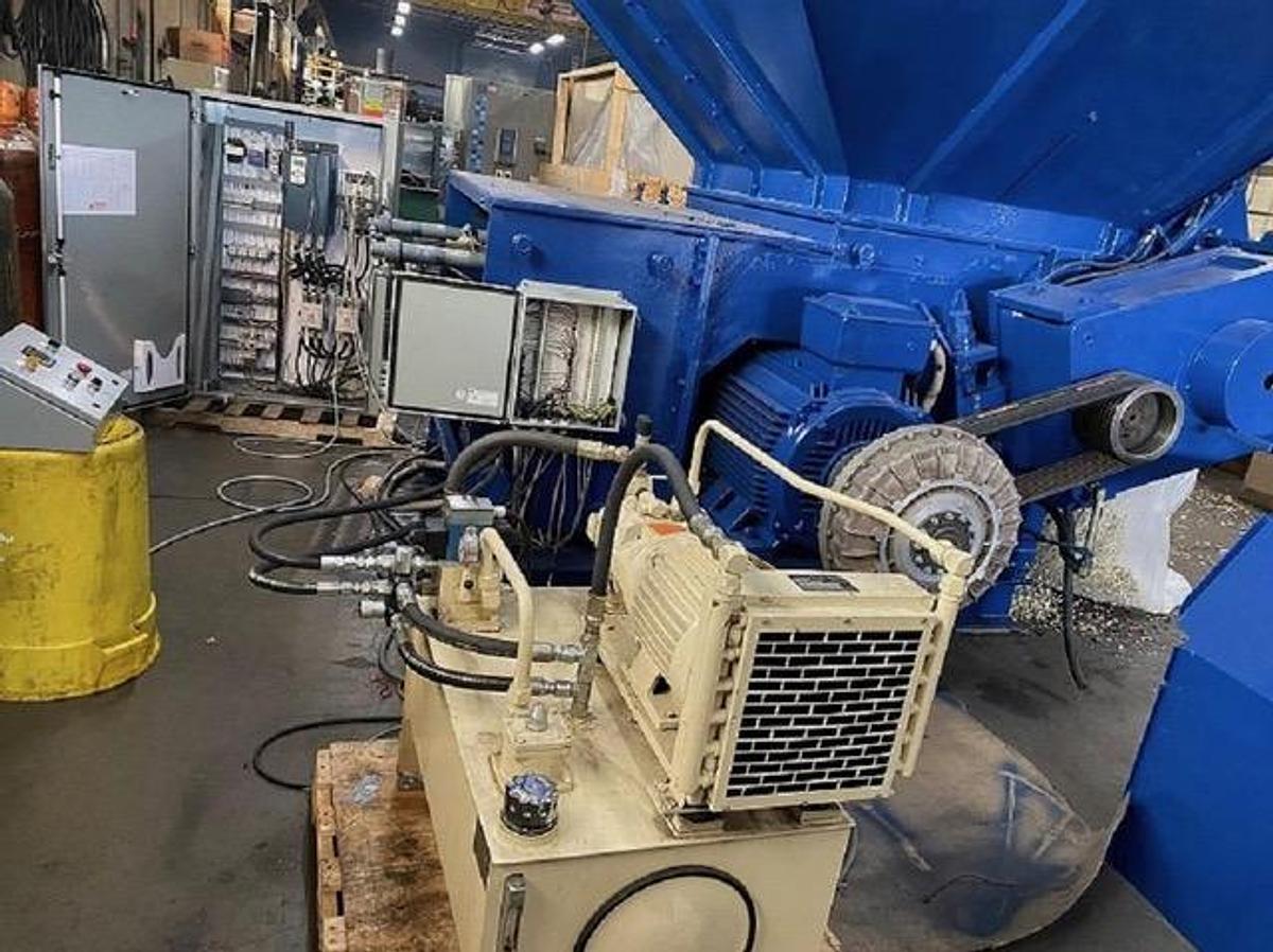 Used Weima Film & Fiber Single Shaft Shredder