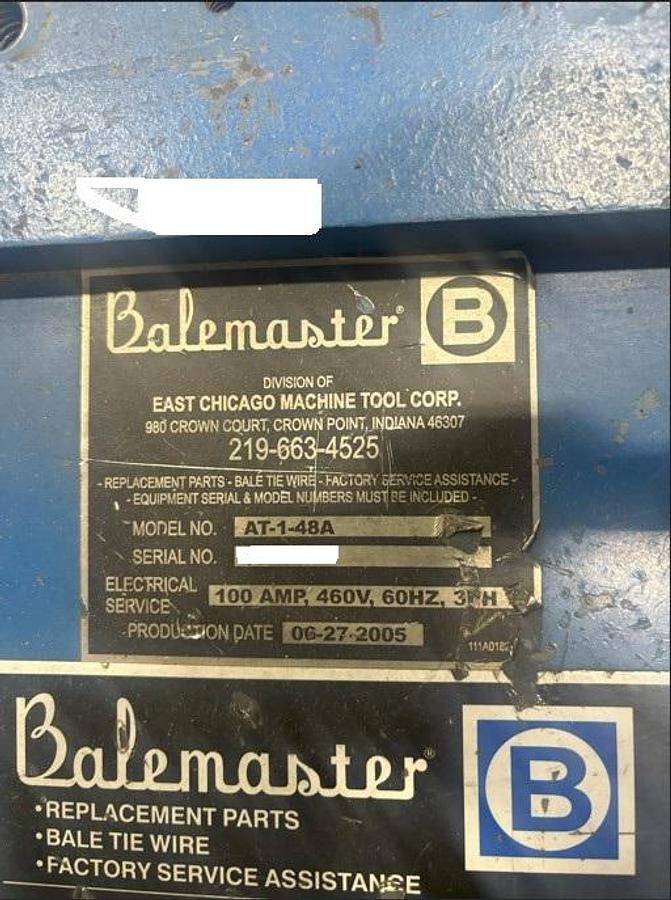 Used Balemaster AT Baler