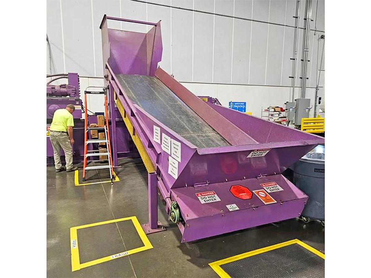 Used American Wide Mouth AT with Conveyor