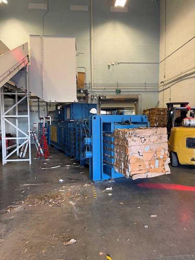 Used IPS Wide Mouth Auto Tie Baler