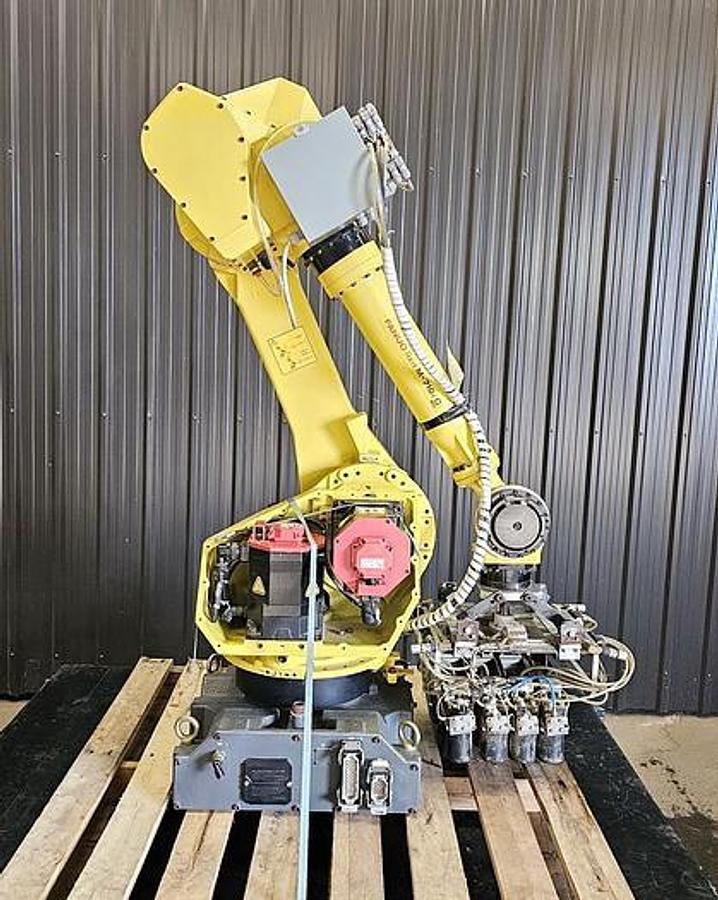 Used FANUC ROBOT PALLETIZING SYSTEM