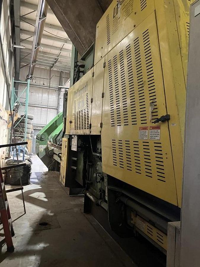 Used Bollegraaf Horizontal AT Baler with Conveyor