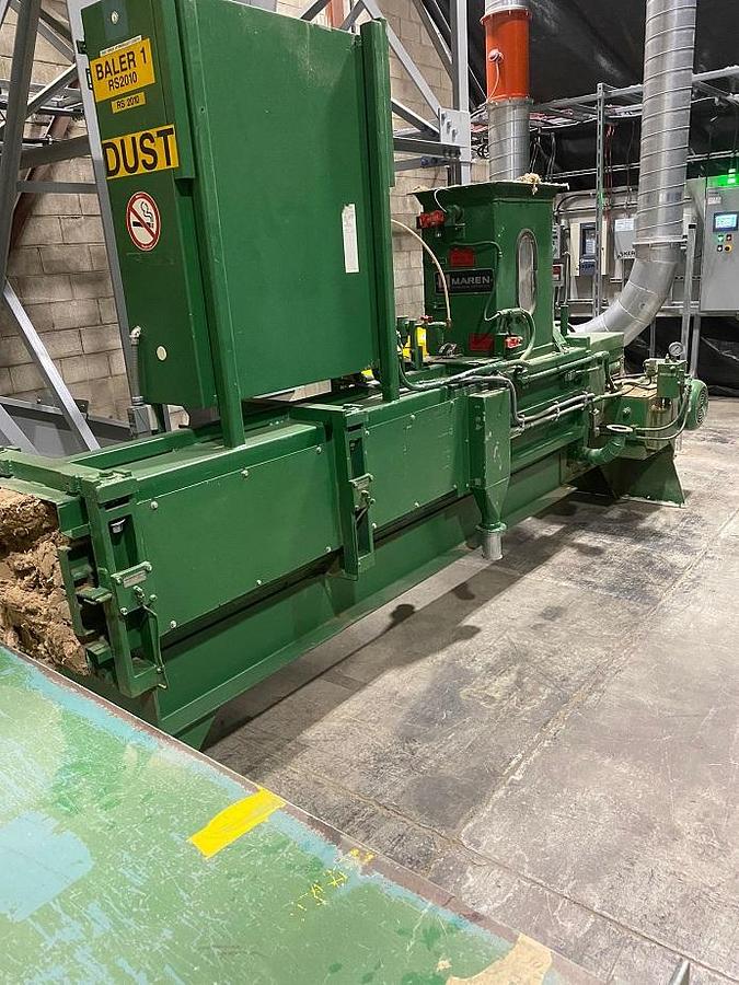 Used Maren Horizontal Dust - Woodchip Baler