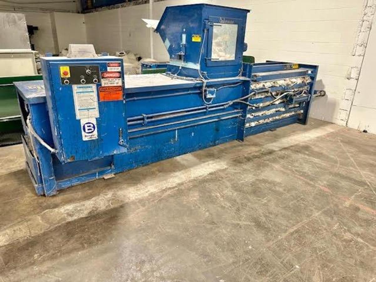 Used Balemaster Closed Door Paper Baler