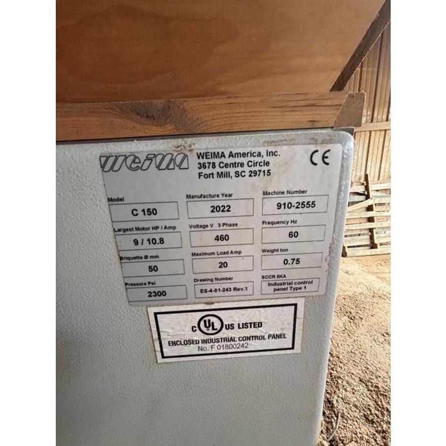 Used Weima Wood Dust Briquetter