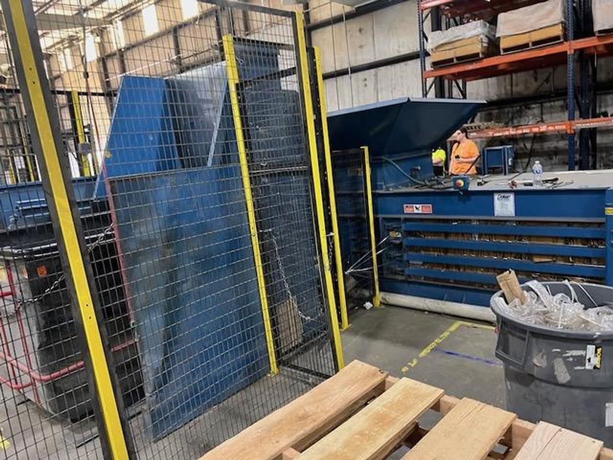 Used Max Pak Closed Door Baler