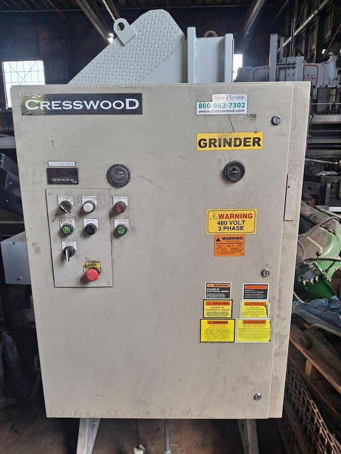 Used Cresswood Single Rotor Shredder