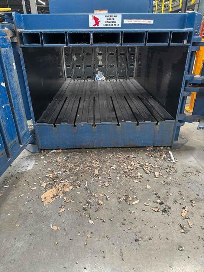 Used American Closed Door Full Eject Baler