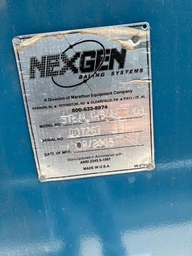 Used Marathon Stealth Closed Door Baler