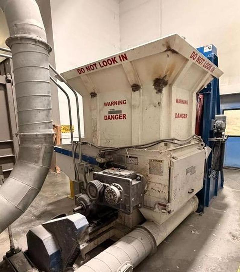 Used Vecoplan Single Shaft Shredder